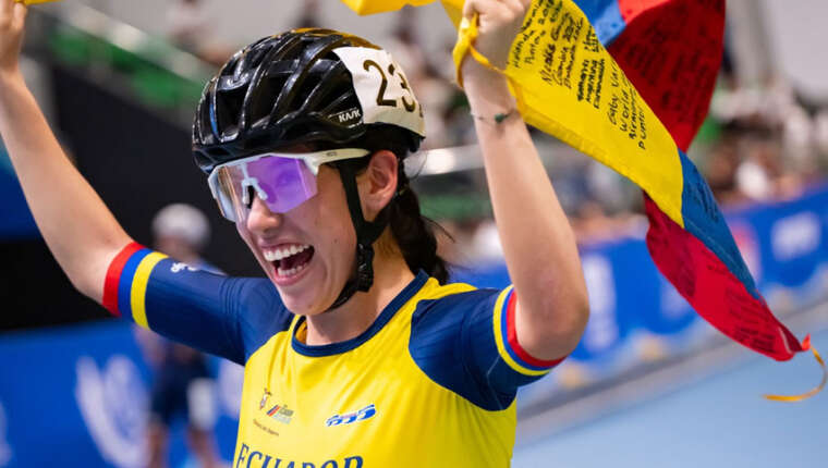 5000 m à points au championnat du monde roller course 2025