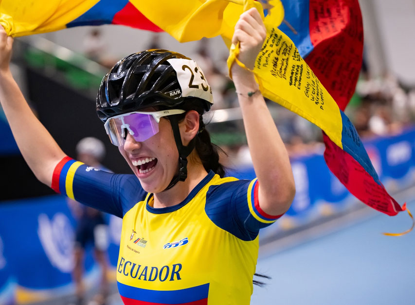 5000 m à points au championnat du monde roller course 2025