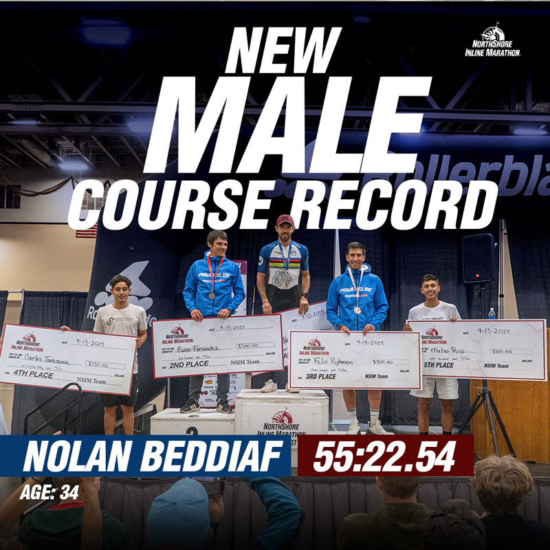 Record homme - Northshore Inline Marathon 2025