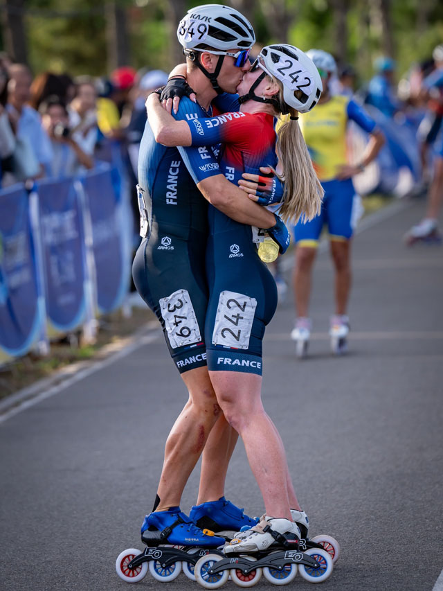 Marine Lefeuvre et Martin Ferrié (France) - photo : World Skate