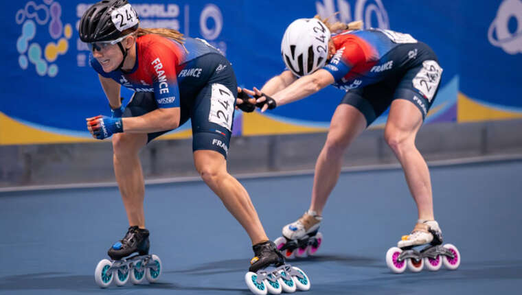 Relais piste au championnat du monde roller course 2025