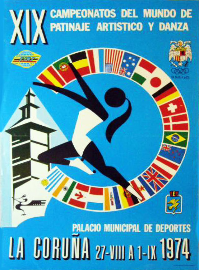 Championnat du monde artistique sur roulettes 1974 (ESP)