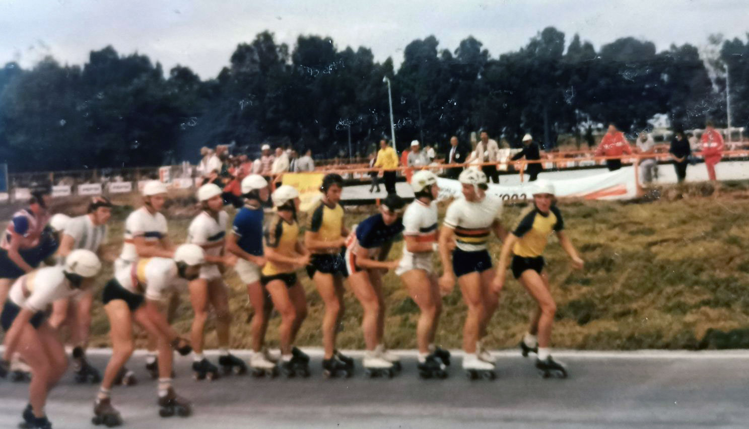 Peloton sur route