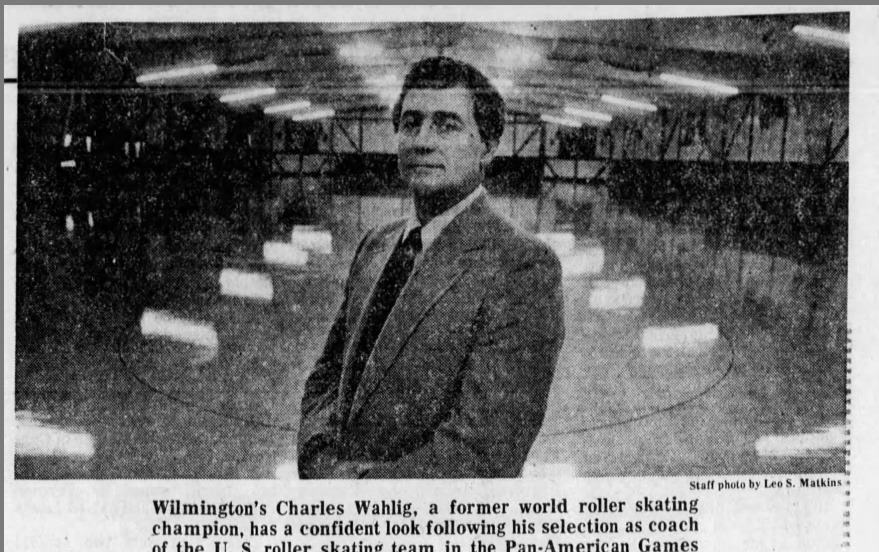 Charles Wahlig, propriétaire de skating-rinks