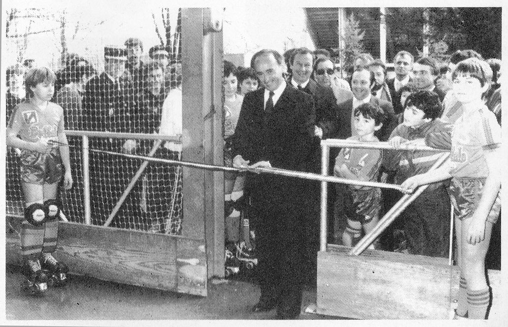 L'inaguration de la piste de rink hockey du S.A. Mérignac