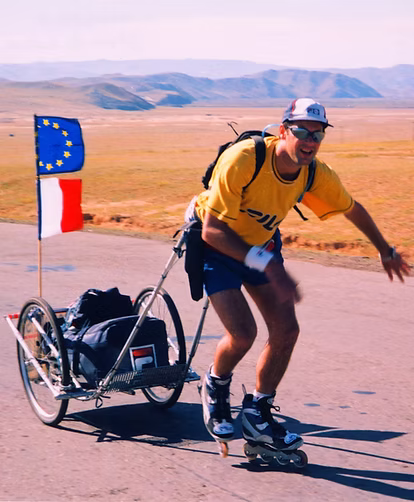 Fabrice Gropaiz en Mongolie