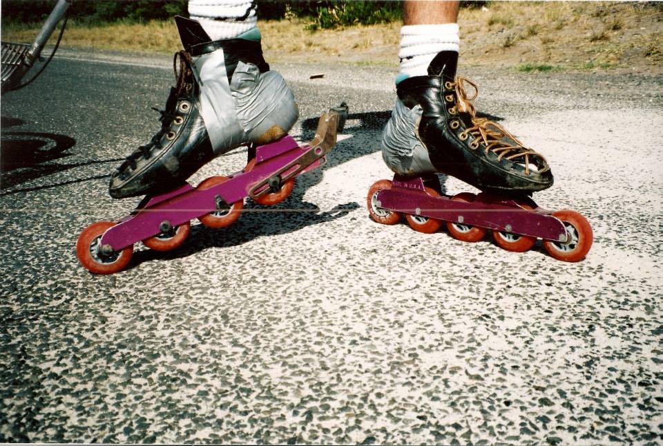 Des patins à 5 roues avec coque carbone