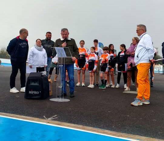 Cérémonie d'inauguration de la piste de roller de Saint-Philbert-de-Grand-Lieu