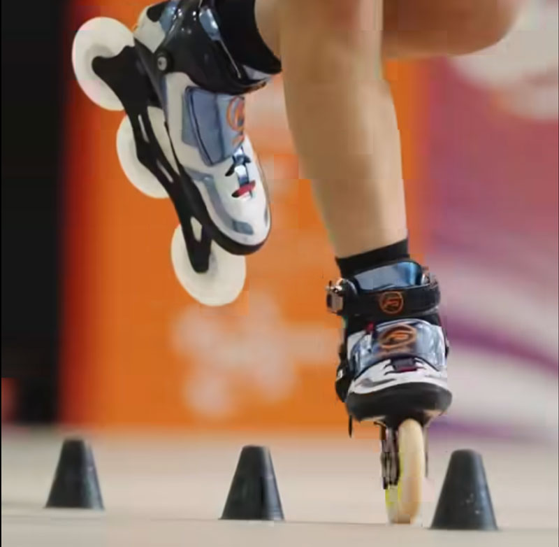 Slalom vitesse au championnat du monde inline freestyle 2025