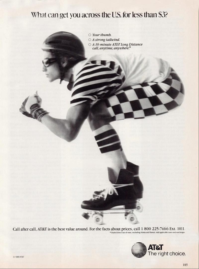 Publicité pour AT&T dans les années 1990