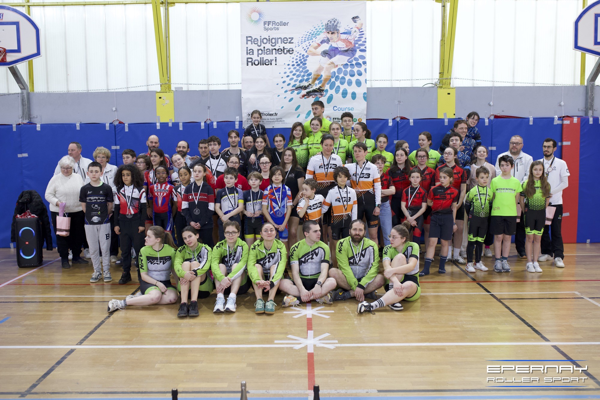 Les participants à l'Indoor d'Epernay 2026