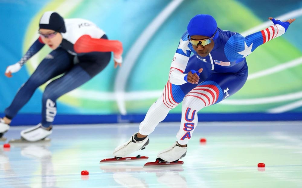 Erin Jackson sur le 1000 m aux Jeux Milan Cortina 2026