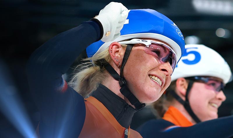 Marijke Groenewoud, championne olympique de la mass-start 2026