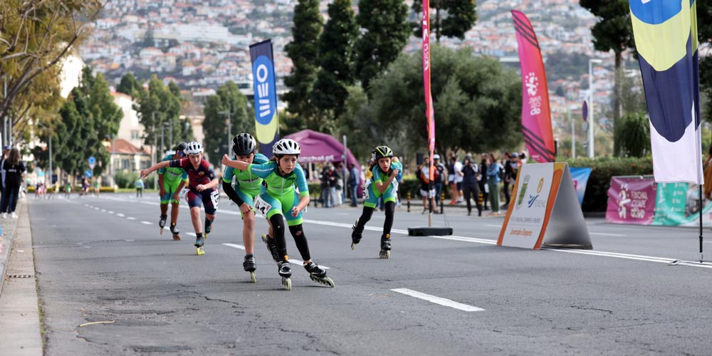 La course des enfants au Madeira Roller Marathon 2026