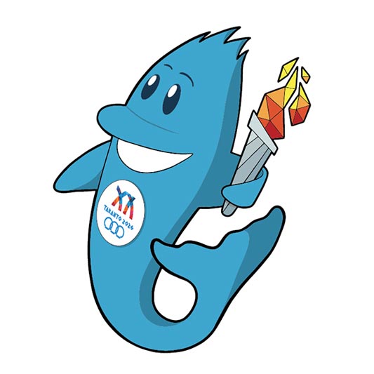 Mascotte des Jeux Méditerranéens 2026