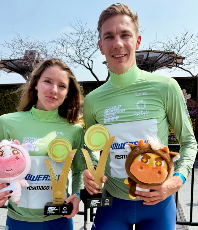 Lianne van Loone chez les femmes et Bart Swings
