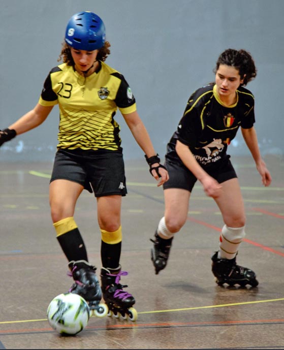 Le roller soccer se conjugue aussi au féminin (Guillemette Dür @lamborghimetted)
