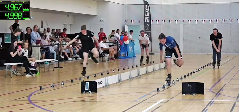 France Inline Freestyle 2026 : résultats de slalom vitesse
