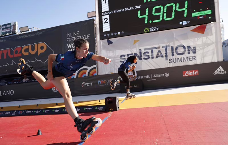 Slalom vitesse lors de l'édition 2025