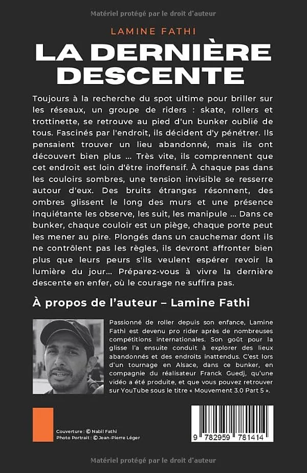 Quatrième de couverture du livre La Dernière Descente