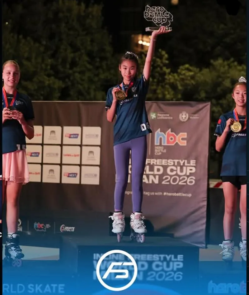 Podium des pros femmes à la Hero Battle Cup 2026