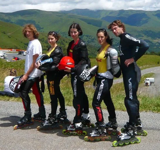 Les Miss'Iles en coupe du Monde de descente à Peyragudes en 2009