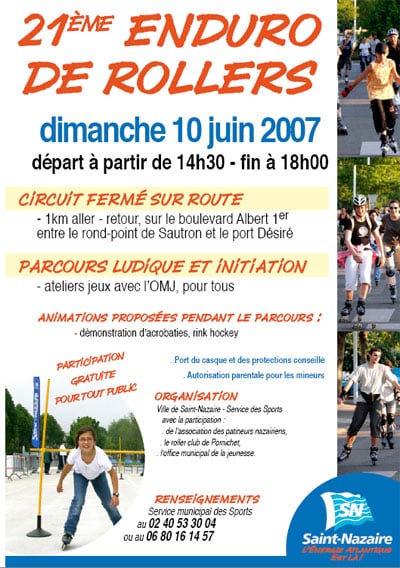 Enduro Roller 2007 à Saint-Nazaire (44)