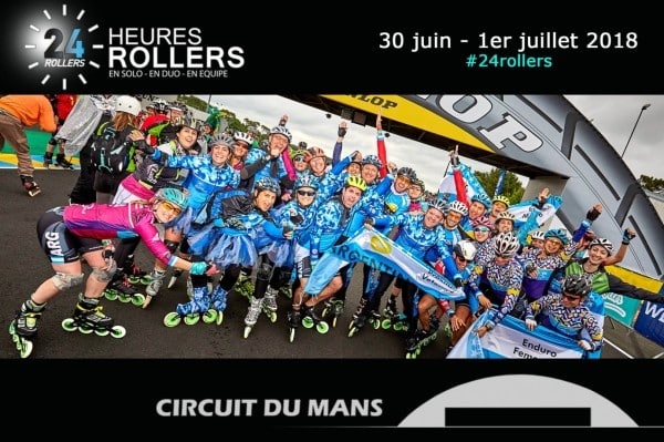 Ouverture des inscriptions pour les 24 Heures du Mans Roller 2018