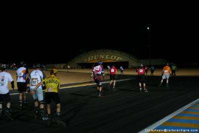 Les 24 heures du Mans roller 2007 en nocturne