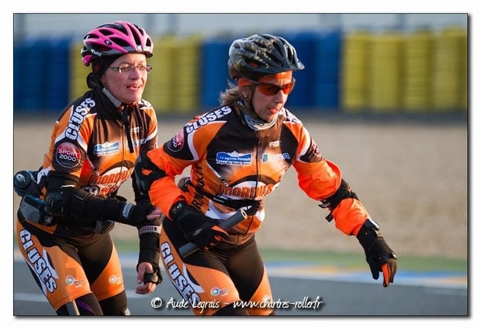 Soso en deux et Joyce a Président de Sallanches Ultra Roller club que nous fonderons en décembre 2014
