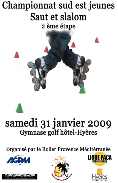 2ème étape du championnat Sud-Est Jeune de saut et de slalom 2009 à Hyères (83)
