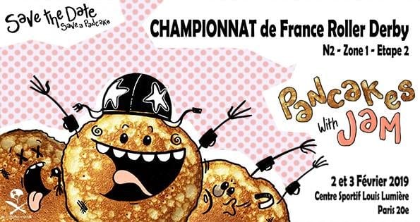 Seconde étape du Championnat de France Roller Derby N2 Zone 1 2018-2019 à Paris (75)