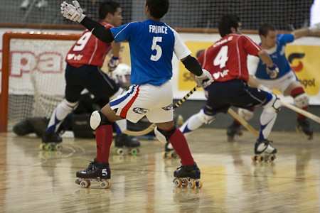 Mondial rink : La France s’incline devant le Chili ( 03-04)