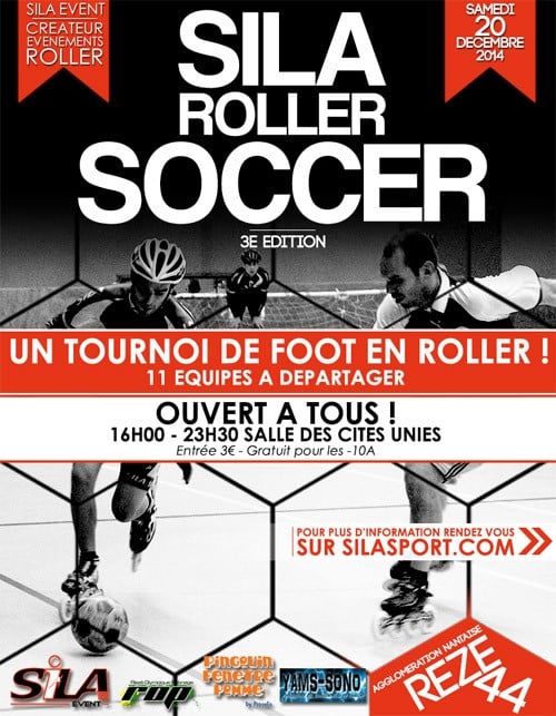 3ème édition du SILA Roller Soccer à Rezé (44)