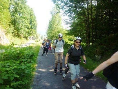 Randonnée roller 2012 sur la Voie Verte des Hautes-Vosges (88)