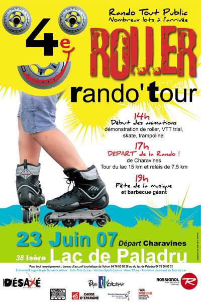 Roller Rando Tour 2007 au Lac de Paladru (38)
