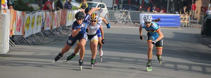 Mondial course 2013 : demi-finales juniors dames du 500 m sur route