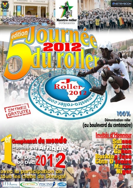 Journée du roller 2012 à Dakar (Sénégal)