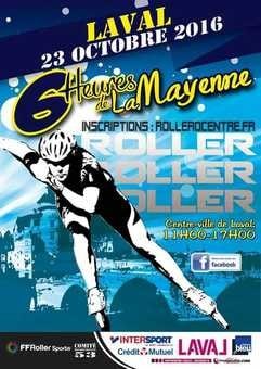 6 heures roller de la Mayenne 2016 à Laval (53)