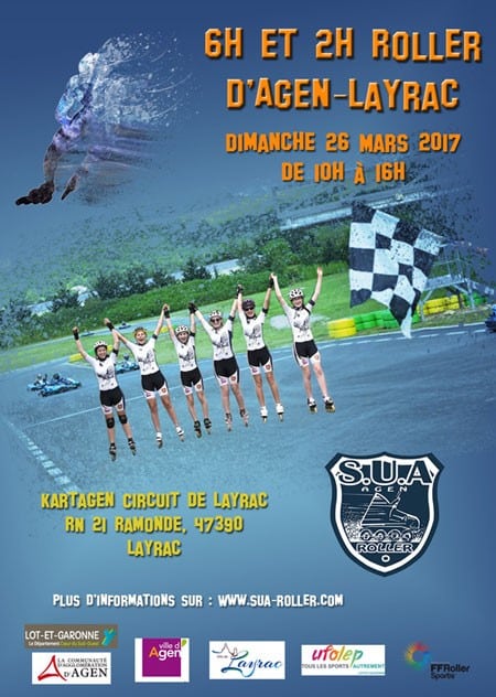 Première édition des 6 heures roller d’Agen-Layrac 2017