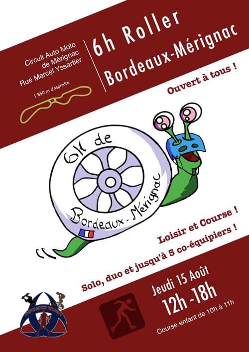 6 heures roller de Bordeaux &#8211; Mérignac 2013
