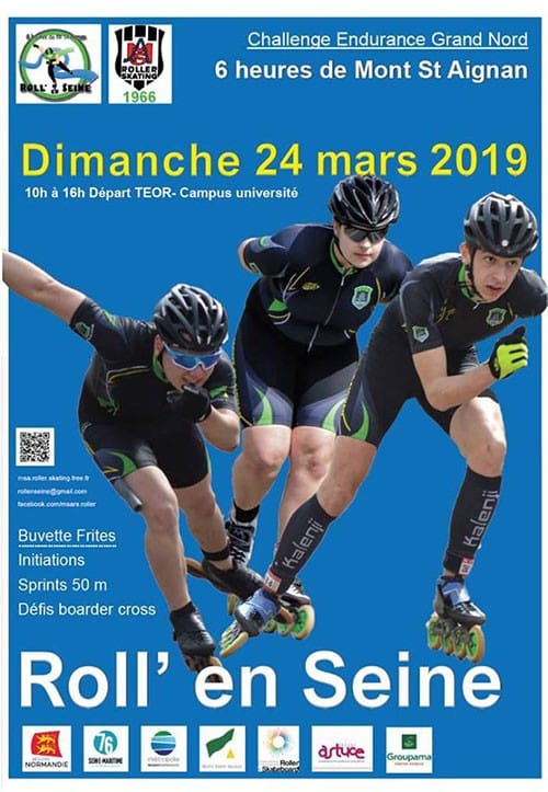 Roll’en Seine 2019 : 6 Heures roller de Mont-Saint-Aignan (76)