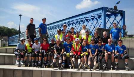 7ème Viavelotte, la partie roller en avant