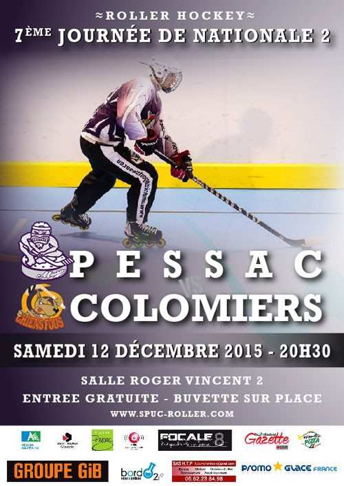 7eme journee n2 roller hockey 2016 2016 pessac colomiers