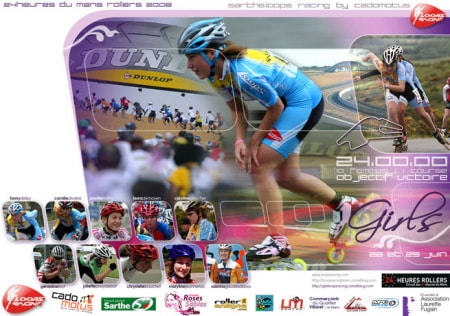 Affiche 24h team loops feminin 2008