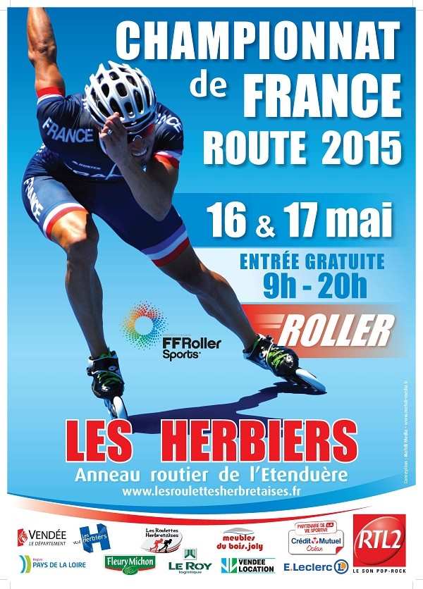 Affiche france route Roulettes herbretaises 600