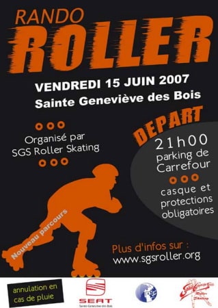 Randonée Roller 2007 de Sainte-Geneviève-des-Bois (91)
