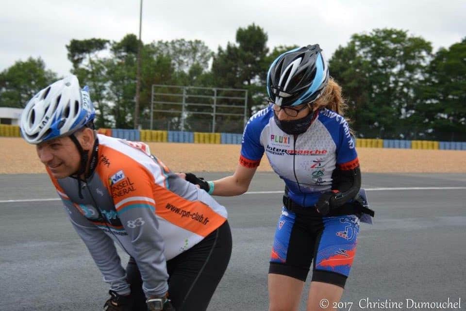 24 heures roller du Mans 2017 avec Anaëlle Sanson