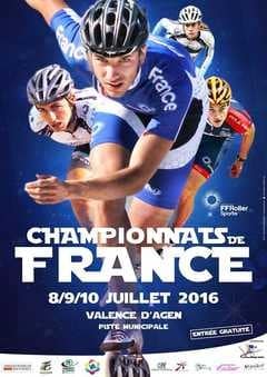 Championnat de France piste roller course 2016 à Valence d&rsquo;Agen (82)
