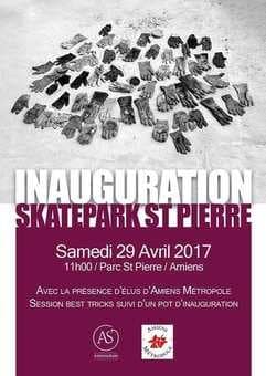 Inauguration du skatepark Saint Pierre d&rsquo;Amiens (80)